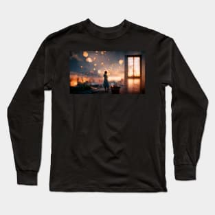 Saying good bye to some one you love Long Sleeve T-Shirt